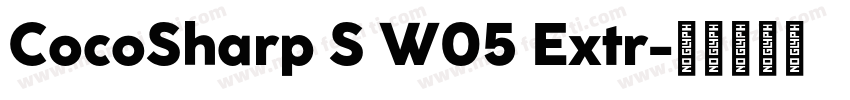 CocoSharp S W05 Extr字体转换